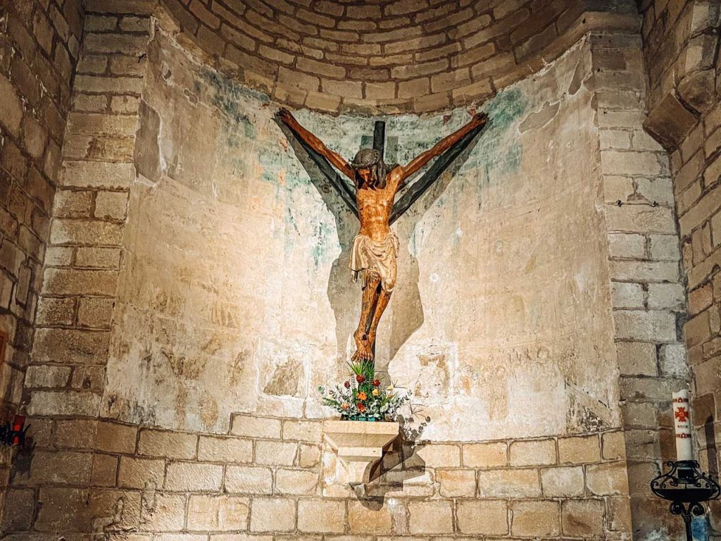 El cristo de la pata de Oca: Puente la Reina